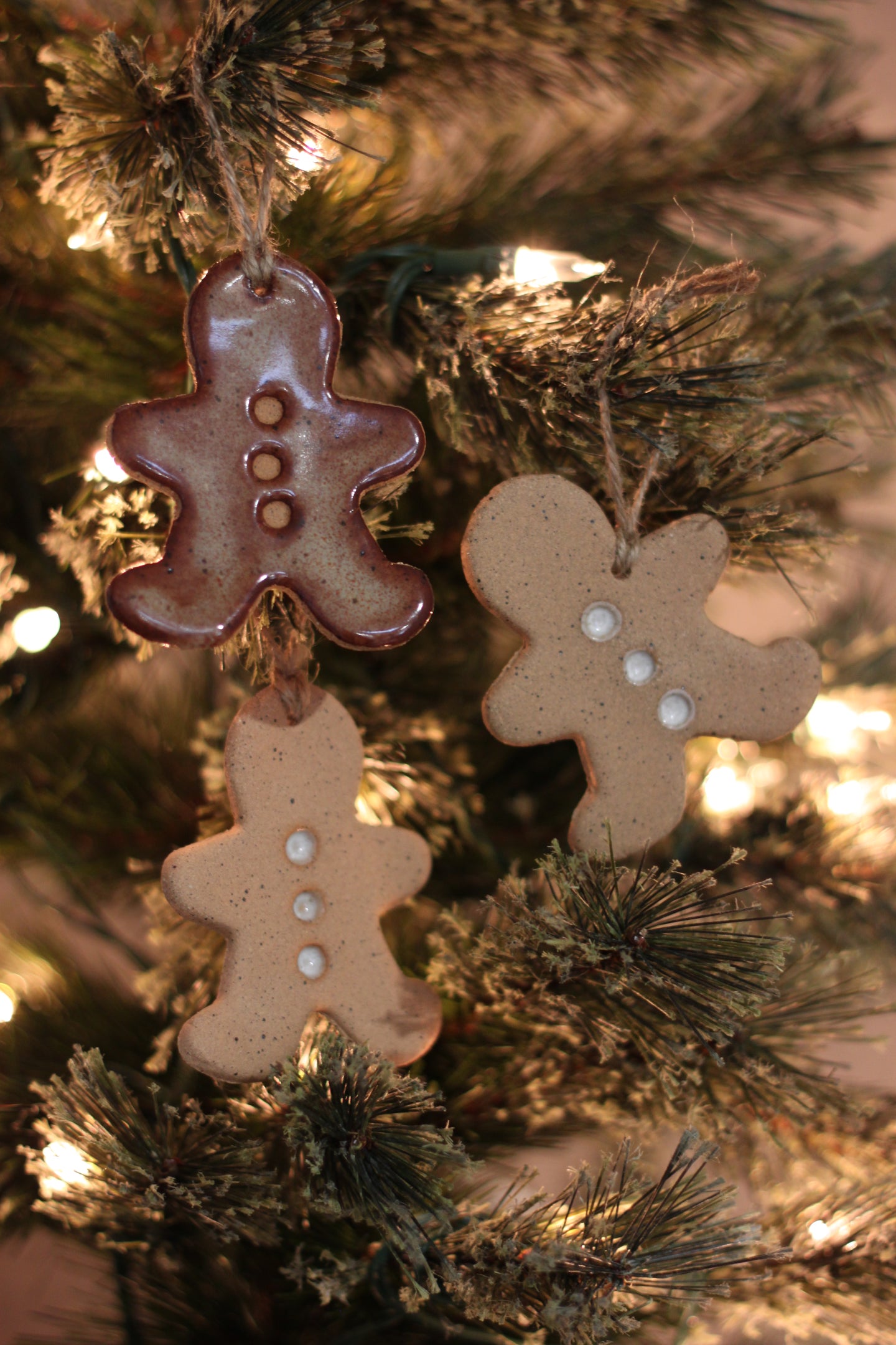3 pack Gingerbread Ornaments - PICK UP only