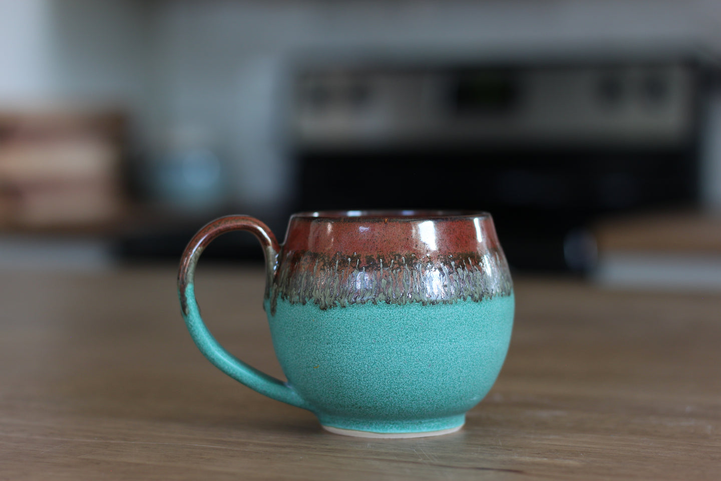Green Patina Mug