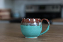 Load image into Gallery viewer, Green Patina Mug
