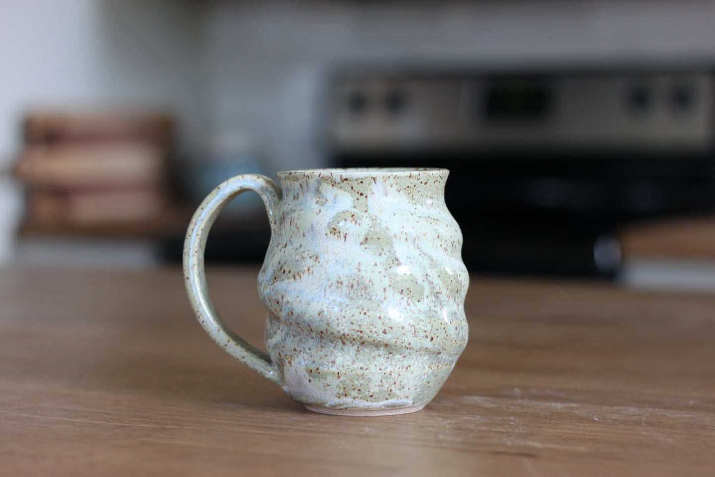 Sea Foam Spiral Mug