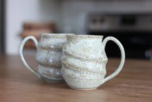 Load image into Gallery viewer, Sea Foam Spiral Mug
