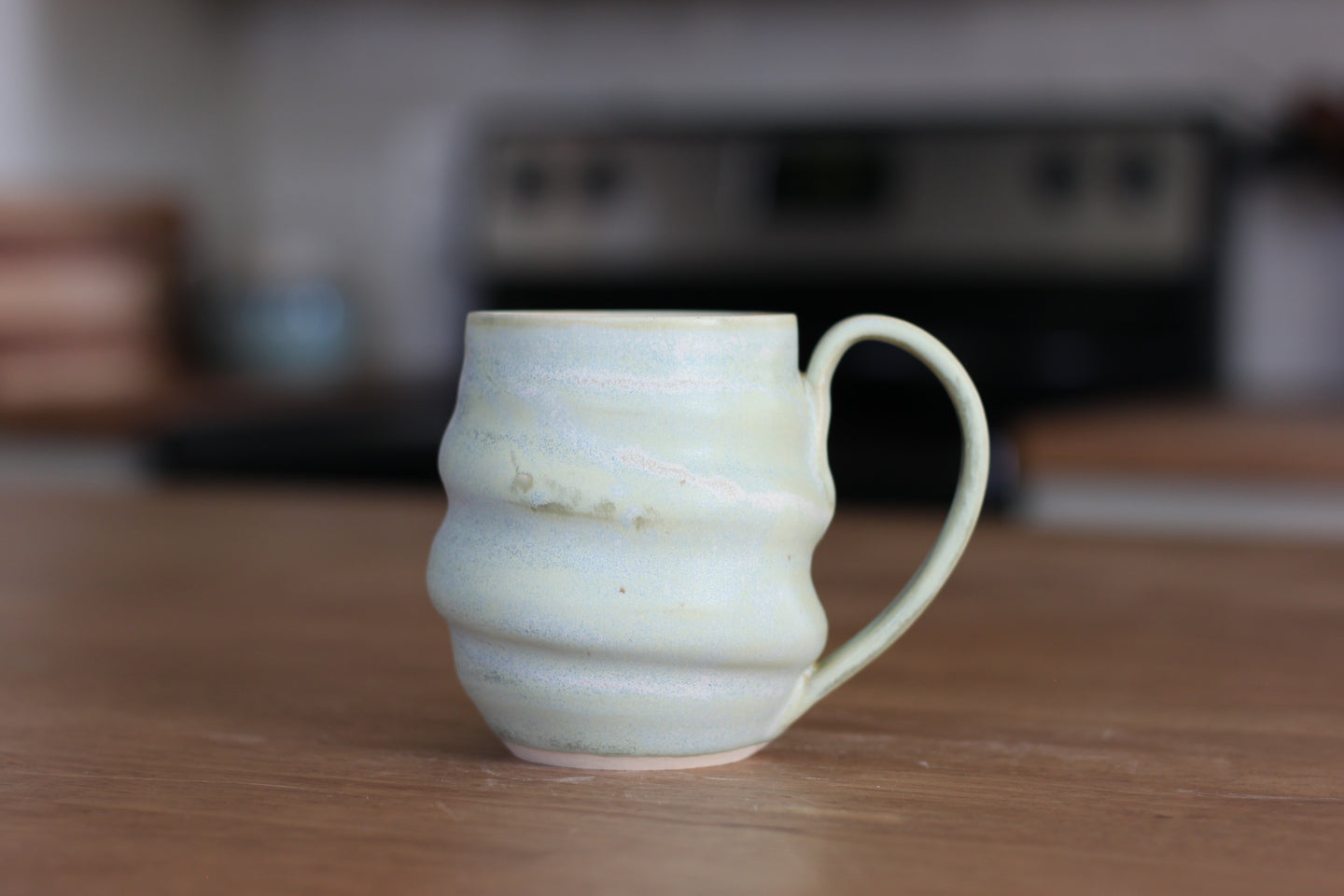Sea Foam Spiral Mug