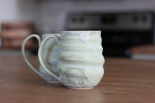 Load image into Gallery viewer, Sea Foam Spiral Mug
